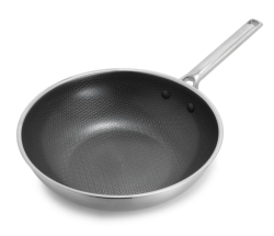 GreenPan APEX wok pánev, 28 cm, nerezová