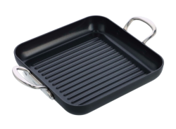 GreenPan BARCELONA PRO čtvercová grilovací pánev 28 x 28 cm, černá